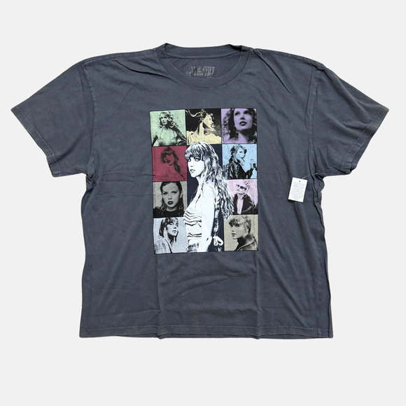 NWT The Eras International Tour Mineral Wash Gray T-Shirt 3XL Plus Size RARE - Picture 3 of 6
